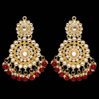 Maroon danglers-drops 2