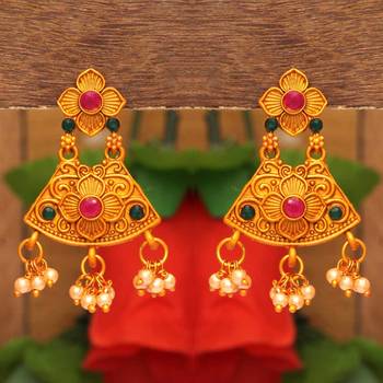 Maroon Danglers Drops 1