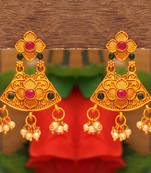 Maroon Danglers Drops