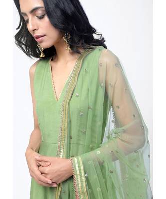 Green Gota Dress Set 5