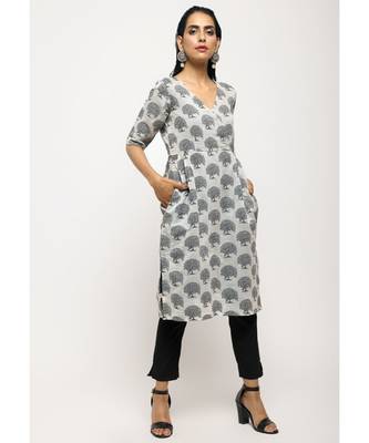 White Tree Kurta Set 1