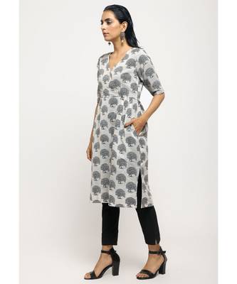 White Tree Kurta Set 2