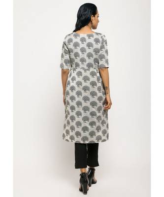 White Tree Kurta Set 3