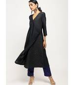 Black Foil Angrakha Set