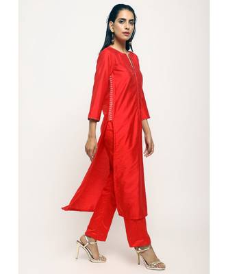 Orange Foil High Slit Set 2