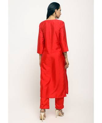 Orange Foil High Slit Set 3