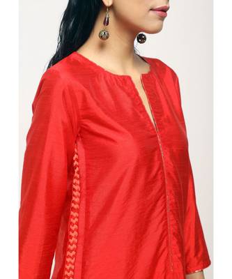 Orange Foil High Slit Set 4