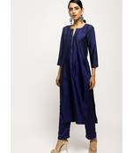 Blue Foil High Slit Set