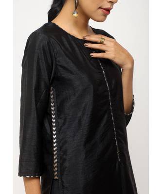 Black Foil High Slit Set 4