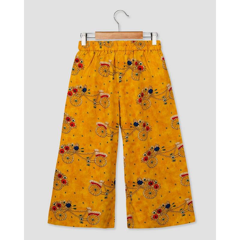 red embroidered cotton stitched kids tops