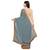 Grey plain georgette saree with blouse