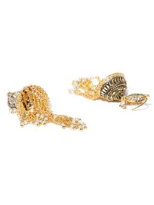 Gold earrings 4