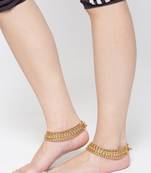 Gold anklets
