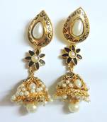 Golden Pearl Earrings