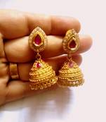 Gold Polki Earrings
