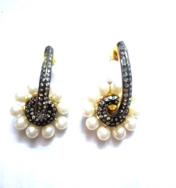 White Cubiczirconia Earrings 1