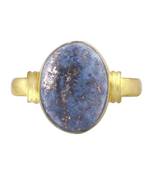 Multicolor lapis lazuli rings