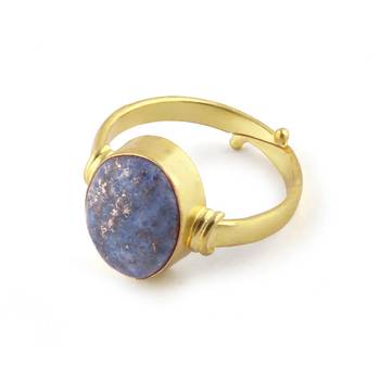 Multicolor lapis lazuli rings 2