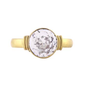Multicolor zircon  rings 1