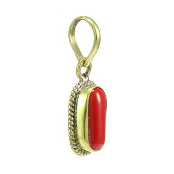 Red coral pendants 3