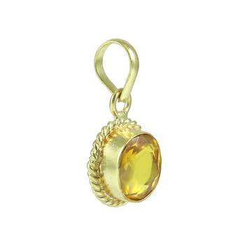 Yellow sapphire  pendants 3