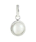 White pearl pendants
