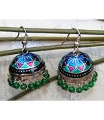 Colorful Meenakari Jhumka Earrings