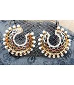 Golden Filigree Stud Earrings