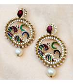 Peacock Dangler Earrings