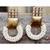 Pearl Gold Loop Earrings