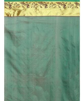 Purple Paithani Art Silk Saree with Blouse 4