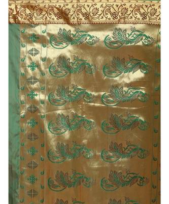 Fuchsia Paithani Art  Silk Saree with Blouse 3