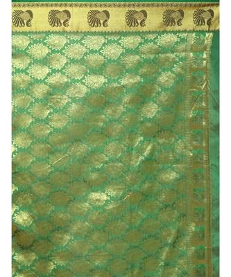 Fuchsia Paithani Art  Silk Saree with Blouse 3