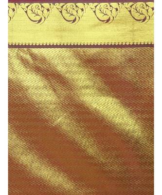 Green Kanjeevaram Art Silk Saree with Blouse 3