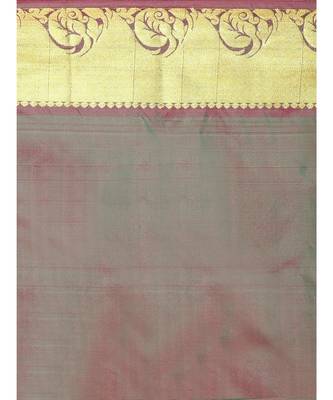 Green Kanjeevaram Art Silk Saree with Blouse 4
