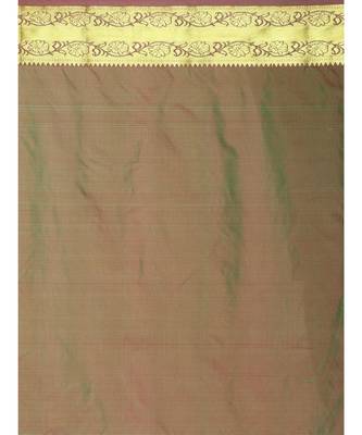 Green Kanjeevaram Art Silk Saree with Blouse 4