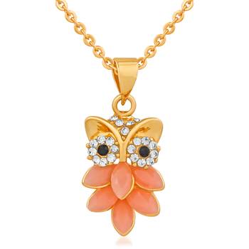 Orange crystal pendants 1
