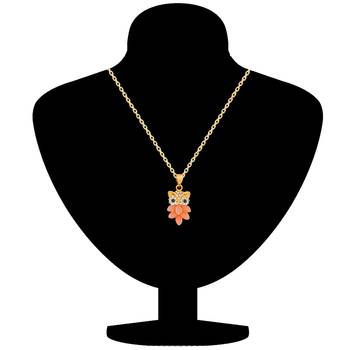 Orange crystal pendants 2