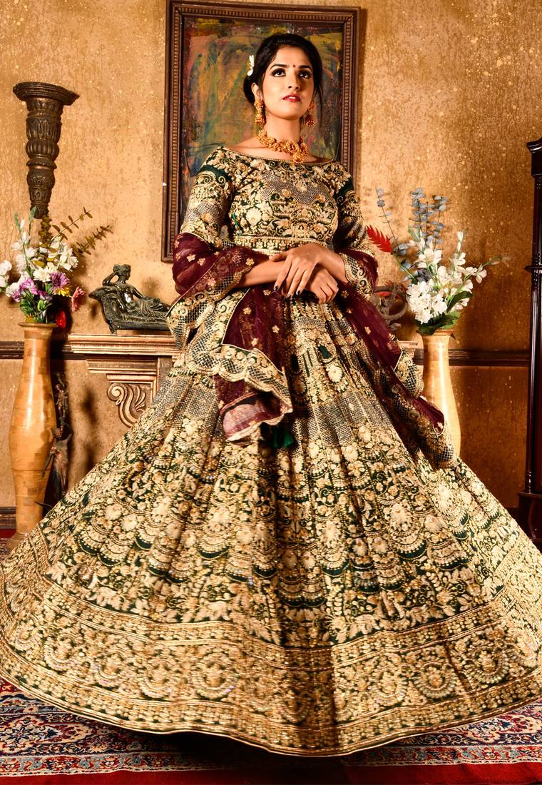 zari ka lehenga