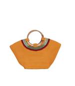 Yellow Jute tote-bags