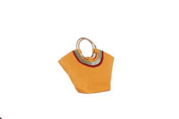 Yellow Jute tote-bags 2