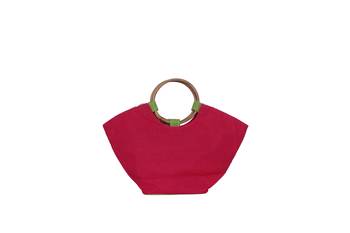 Pink Jute tote-bags 2