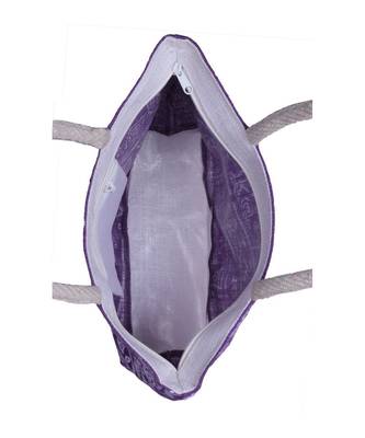 Purple Jute handbags 2