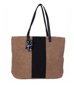 Beige Jute handbags