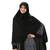 Saudi Long one Side Slit open Hijab