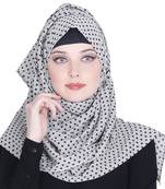 Multicolor printed polyester hijab