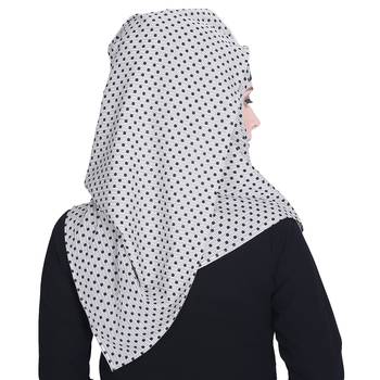Multicolor printed polyester hijab 2