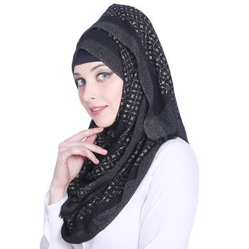 Multicolor printed viscose hijab 3