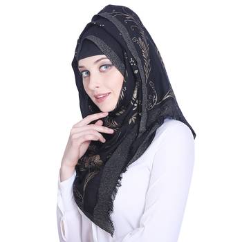 Multicolor printed viscose hijab 3