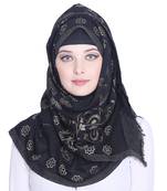 Multicolor printed viscose hijab